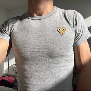 comme des garçons crop baby tee